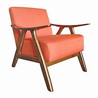 Hoff Chair, Orange, Armchair, H80 x W72.4 x D81.3cm