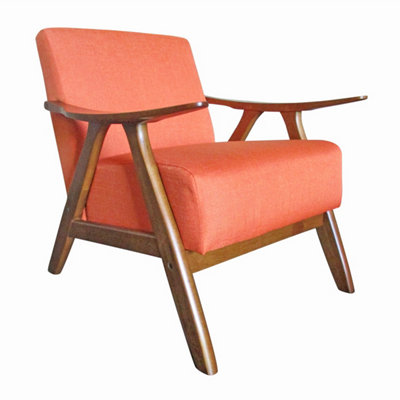 Hoff Chair, Orange, Armchair, H80 x W72.4 x D81.3cm