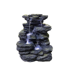 Hokah Fals Rock Effect Mains Plugin Powered Water Feature