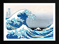 Hokusai Great Wave 30 x 40cm Framed Collector Print