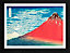 Hokusai Red Fuji 30 x 40cm Framed Collector Print