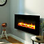 Holbeck Black Wall Mounted Electric Fire