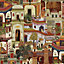 Holden Bazaar Animal City Wallpaper Multi 13511