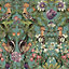 Holden Bazaar Mirrored Bird Wallpaper Soft Teal 13521