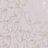 Holden Decor Abstract Faces Pink Smooth Wallpaper