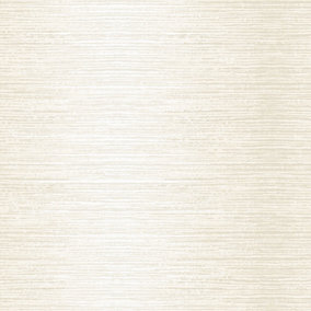 Holden Decor Arlo Cream Horizontal Geometric Textured Wallpaper