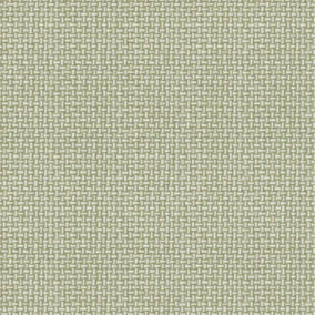 Holden Decor Basket Weave Green Wallpaper Traditional Realistic Feature Wall