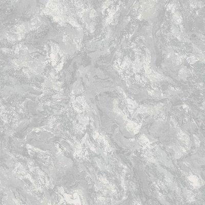 Holden Decor Calacatta Marble Bead Grey Marble Textured Wallpaper