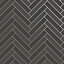 Holden Decor Cerros Tile Black / Gold Tile Effect Blown Wallpaper