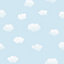 Holden Decor Cloudy Sky Blue Children's Clouds Smooth Wallpaper