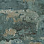 Holden Decor Concrete Texture Teal Industrial Smooth Wallpaper