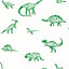 Holden Decor Dino Dictionary Green Children's Smooth Wallpaper