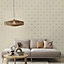 Holden Decor Honeycomb Bee Taupe Geometric and Insects Smooth Wallpaper
