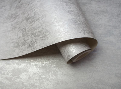 Holden Decor Industrial Texture Grey Wallpaper 12840