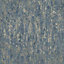Holden Decor Industrial Texture Navy Blue Metallic Gold Wallpaper 12842