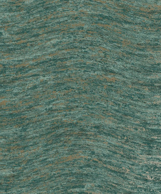 Holden Decor Industrial Wave Texture Teal Blown Wallpaper