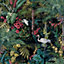 Holden Decor Jungle Paradise Black Tropical Smooth Wallpaper