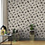 Holden Decor Large Leopard Spot Taupe Animal Print Smooth Wallpaper