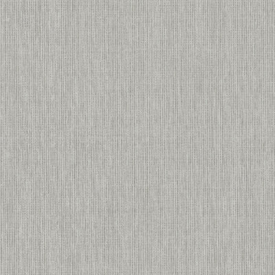 Holden Decor Linen Texture Grey Plain Texture Embossed Wallpaper