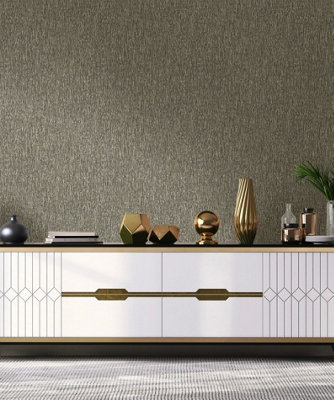 Holden Decor Merino Textured Charcoal Wallpaper 53cm x 10m- 36385