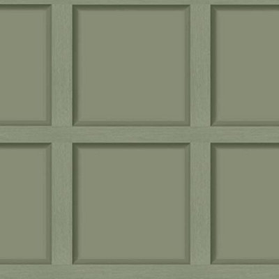 Holden Decor Modern Wood Panel 3D Effect Green Flat Surface Wallpaper 12982