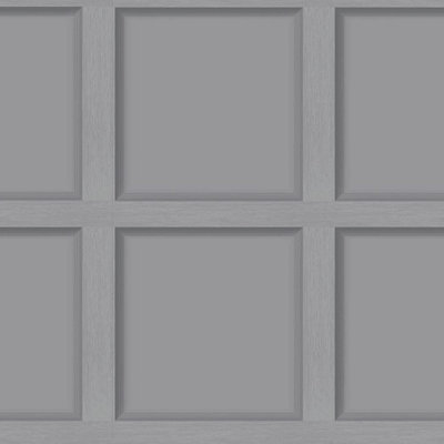 Holden Decor Modern Wood Panel 3D Effect Grey Flat Surface Wallpaper 12981