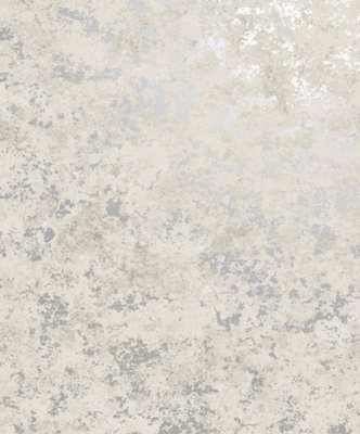 Holden Decor Obsidian Taupe Industrial Texture Blown Wallpaper