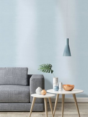 Holden Decor Ombre Stripe Wallpaper Teal