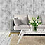 Holden Decor Stag Wood Panel Grey Woodland Smooth Wallpaper
