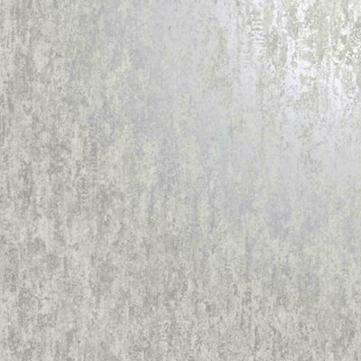 Holden Decor Statement Industrial Texture Grey Metallic Silver Wallpaper 12840