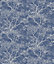 Holden Decor Whispering Trees Dark Blue Allover Tree Textured Wallpaper