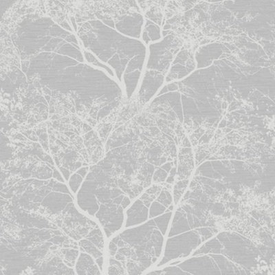 Holden Decor Whispering Trees Wallpaper Grey 65401