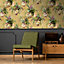 Holden Delamere Floral Vase Wallpaper Ochre 13480