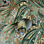 Holden Safari Animal Fusion Jungle Tiger Tropical Floral Palm Leaves Wallpaper Orange 13011