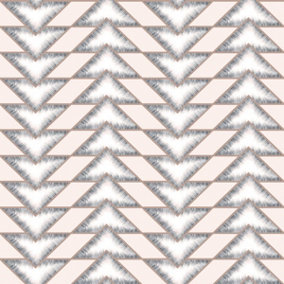 Holden Teton Geometric Wallpaper Pink 90532