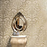 Holden Victorian Floral Damask Wallpaper Metallic Gold 50010