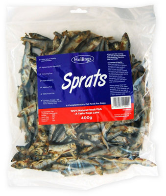 Hollings 100% Natural Sprats 400g Bag Price Comparisons | Compare The Build