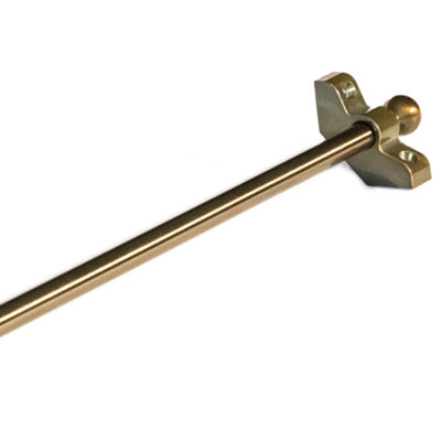 Hollow Stair Carpet Runner Rods - Easy To Install Affordable Stair Rod Bars - Bronze Finish - 70cm (27.5") width