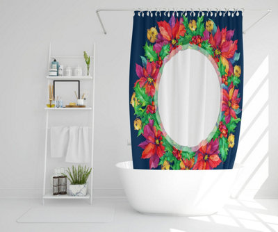 Holly & Bright Leaves (Shower Curtain) / Default Title Price Comparisons | Compare The Build