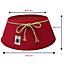 Holly International Velvet Tree Skirt Ruby Red - 56cm