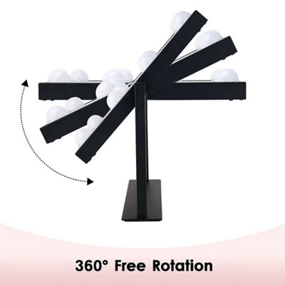 Hollywood Makeup Mirror 3 Color Lighting 360 Degree Smart Control