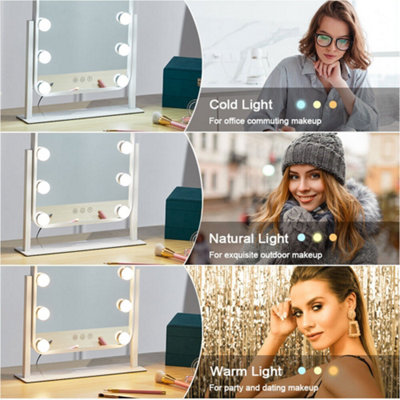 Hollywood Makeup Mirror with 12 LED Lights Touch Control 360 Degree