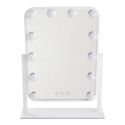 Hollywood Makeup Mirror with 12 LED Lights Touch Control 360 Degree