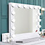 Hollywood Makeup Mirror with 14 Dimmable LED Bulbs for Bedroom 80x 65cm