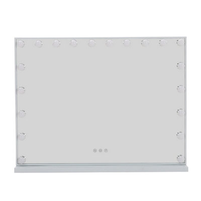 Hollywood Makeup Vanity Mirror with 20 LED Dimmable Lights 3 Colors 80cm (W) x 62.5cm (H)
