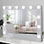 Hollywood Style LED Lighted Makeup Mirror with 12 Bulb 67 x 80 cm