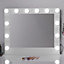 Hollywood Style LED Lighted Makeup Mirror with 12 Bulb 67 x 80 cm