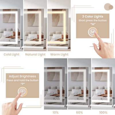 48 lighted mirror best sale