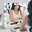 Hollywood Vanity Mirror with Lights 50x42cm with 14 Dimmable LED Bulbs for Dressing Room