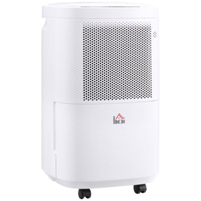 HOMCOM Portable Quiet Dehumidifier for Home Laundry Room Bedroom Basement Moisture Removal per Day: 25 Pints 821-017V81